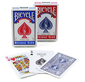 Caja de barajas BICYCLE Bridge (6 Rojo / 6 Azul)