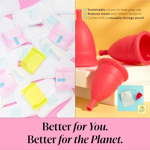 TOTM Eco-Friendly Size 2 Menstrual Cup - Reusable & Soft Fit - Image 4