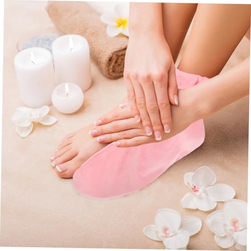 Chaussettes de soin pour paraffine et hydratation intense des pieds secs