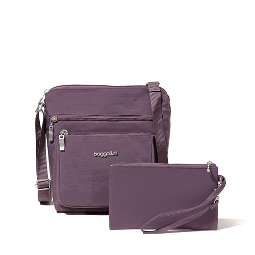 Image of Baggallini Pocket Crossbody Bags for Women 8x8 Small Lightweight Durable Water-resistant Travel Purse W /Rfid