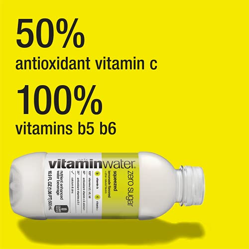 Image of vitaminwater zero sugar squeezed Bottles, 16.9 fl oz, 6 Pack