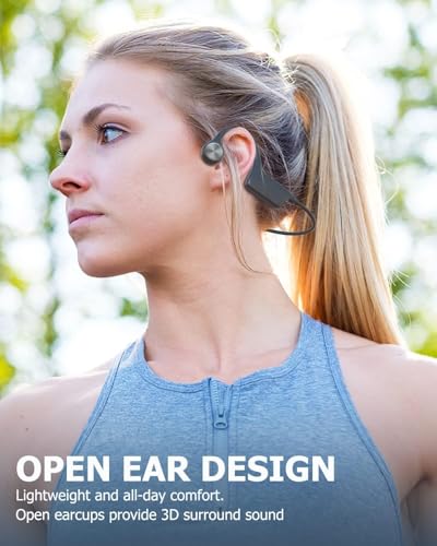 Miniatura 3 de Sanoto Auriculares Conduccion Osea Bluetooth,Open Ear Auriculare Oseos Bluetooth 5.3 Auriculares Inalambricos Oseos Ipx5 Impermeables Auriculare Deportivos