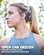 SANOTO Knochenschall Kopfhörer Bluetooth 5.3,Open Ear Kopfhörer Kabellos Bone Conduction Kopfhörer IPX5 Wasserdicht Staubdicht Sportkopfhörer Lange Akkulaufzeit Kopfhörer für Läufer Fitness