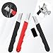 Matwsec 4 Pcs Garden Tool Sharpener, Mini Scissor Sharpener, Portable Knife Sharpener for Garden Tool Trimming Knives Cutter Scissor Blade Axe Clipper Pruners Kitchen Garage Outdoor
