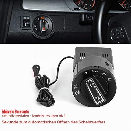 Auto Lichtsensor, Plug & Play Nachrüstung Automatischer Scheinwerferschalter mit Tagfahrlicht Regensensor für SUV Crossover Fahrzeuge Fahrer bei Regen Nacht und Stadtverkehr