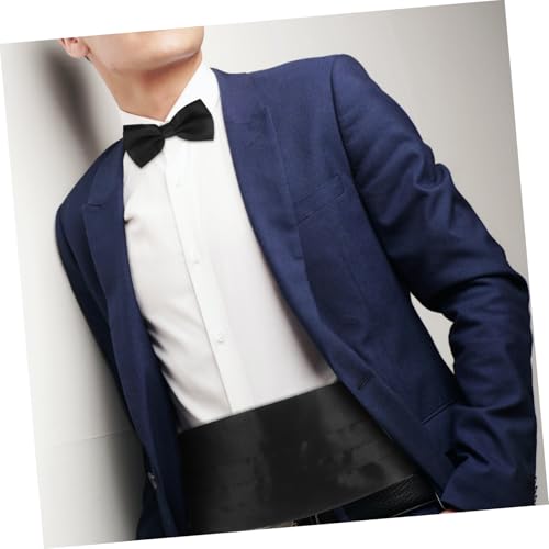 Set de Hombre Cummerbund con Corbata de Moño y Pañuelo miniatura 5