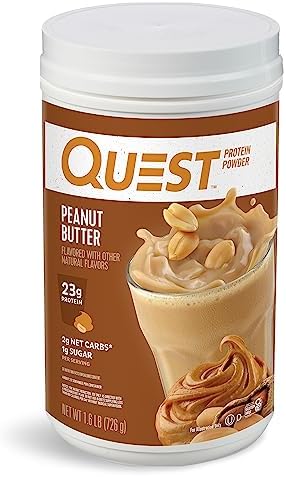 Quest Nutrition Peanut Butter Protein Powder, 23g Protein, 1g Sug...