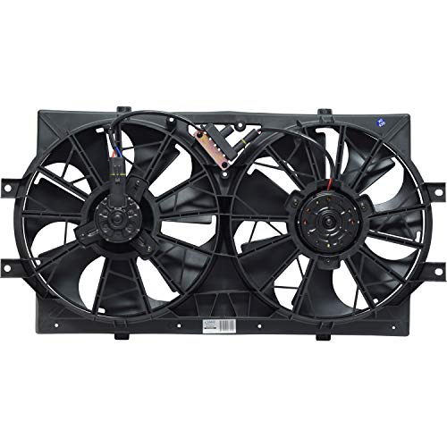 Universal Air Cond Fa70012c New Dual Radiator And Condenser Fan