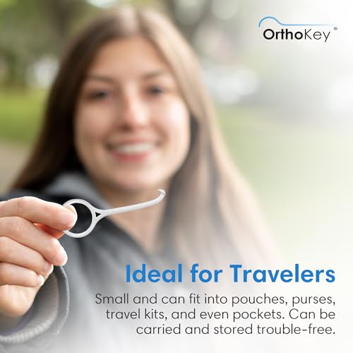 Clear Aligner Removal Tool by ORTHOKEY - Invisible Removable Braces - QTY 4 White