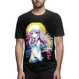 Weinafang Kanade Tachibana - Ang-El B-Eats Men's Cotton Short Sleeve T-Shirt Black S