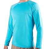 Kanu Surf Men's UPF 50+ Long Sleeve Rashguard Swim Shirt, Blue, X-Large