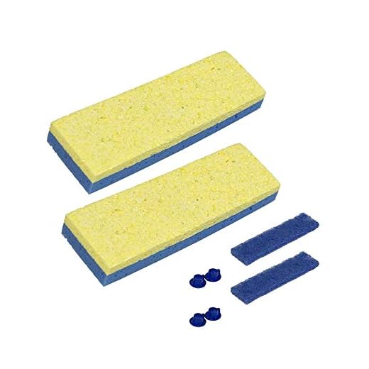 Quickie Sponge Mop Refill 3 " X 9 " type S (2 Packs)