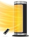 PROUS 2000W Heizlüfter Energiesparend, Elektroheizung Leise mit Thermostat, Fernbedienung, Mehrfachschutz, 4 Modi, 12H Timer, 70° Oszillation, LED Display, Heizung Elektrisch für Zuhause Schlafzimmer