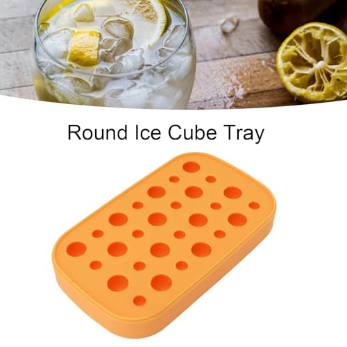 Molde reutilizable redondo de cubitos de hielo con tapa miniatura 4