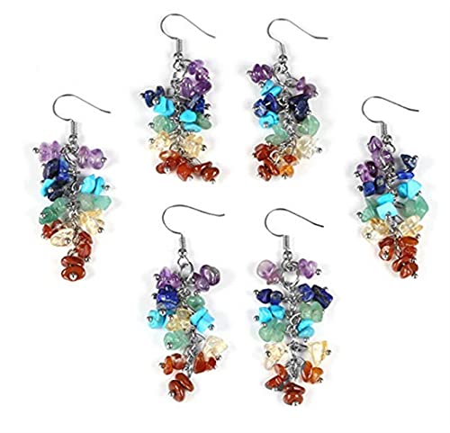 Bijoux style améthyste : boucles d'oreilles uniques en argent plaqué et pierre - 2
