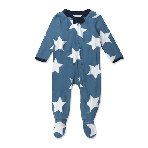 Image of HonestBaby unisex-baby Celebration Sleep & Play Footed One-piece Pajama Sleeper 100% Organic Cotton