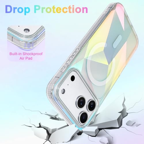 Heaofei Cute Case for iPhone 18 Pro Max Case, Iridescent Geometry by Heaofei - Used condition - Image 4