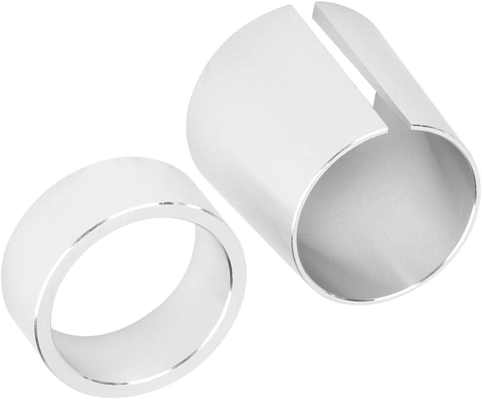 1in Gas Tapered Drive Clutch Shaft Adapter Connector Pulley Bore Reducer Sleeve Bushing Silver Aluminum Accessory