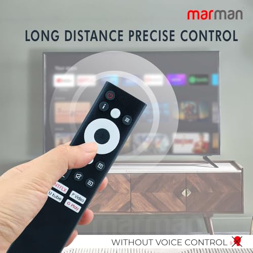 Image of marman Compatible with Haier Google Tv Remote Model with Hotkeys Suitable for W400G Series 4K FHD UHD OLED QLED Android TV - Non Voice Command - Match Key by Key Exactly with Existing Remote
