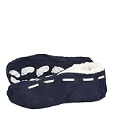 abs socken kinder günstig  Sonia Originelli Wildlederhausschuh ABS Stopper Echt Leder Kuschelfell Farbe Marineblau, Größe 41