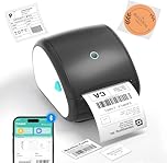 BORN4SHIP Bluetooth Shipping Label Printer, DB403 Thermal Printer, Postage 4x6 Label Printer for Address Small Business, Label Barcode Machine Compatible with Royal Mail, Esty, Shopify, DPD, Evri