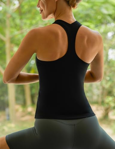 Ukaste Women's Studio Essential Racerback Yoga Workout Tank Top3