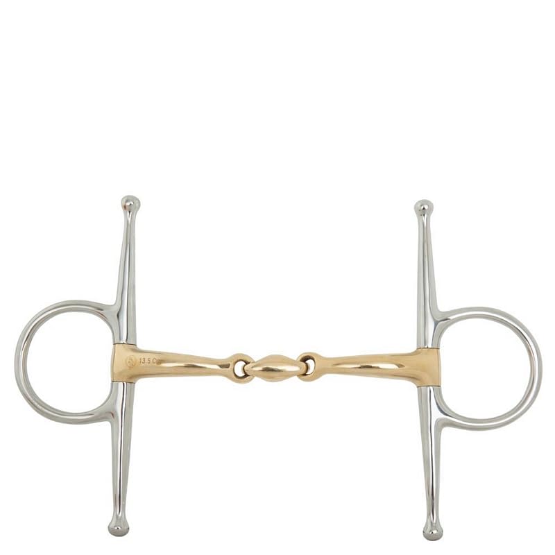 Mors BR Contact souple 14mm double articule embouchure cheval tiges 165mm 13.5