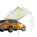 Yescom 7.6'x8.2' Car Side Awning Rooftop Pull Out Tent Shelter PU2000mm UV50+ Shade SUV Outdoor Camping Travel Beige
