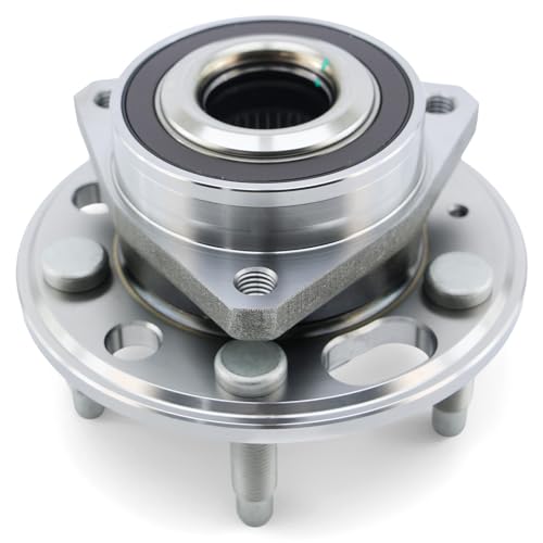 Image of 513288 Front or Rear Wheel Bearing Hub Assembly Fit for 13-15 Chevy Malibu, 14-17 Impala, 10-17 Equinox, GMC Terrain, Cadillac CTS /XTS, Buick Lacrosse Regal, Saab 9-5, 5 Lugs w /ABS