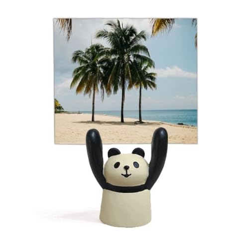 Support pour photo de panda décoration de plage finition soignée