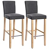 HOHER SITZKOMFORT: Die Rückenlehne (2,5 cm dick) und das Sitzpolster (4 cm dick) sind mit hochdichtem Schaumstoff voll gefüllt