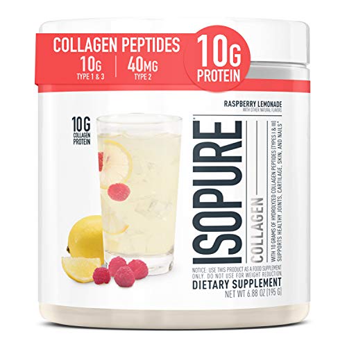 Isopure Multi Collagen Peptides Protein Powder, Vitamin C for Immune Support, Type 1