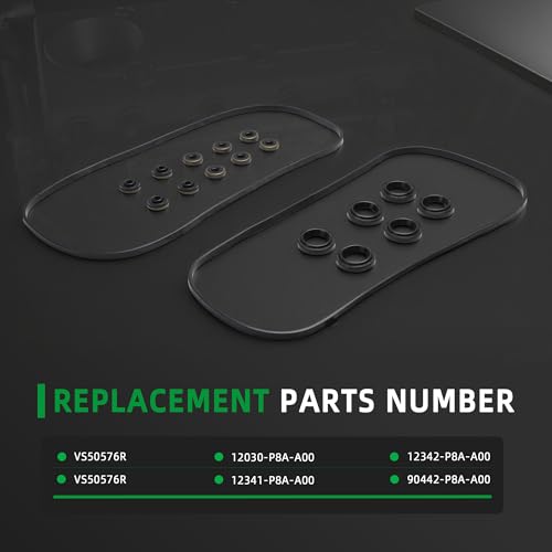 Image of Valve Cover Gasket Set VS50576R for Honda Accord 1998-2000, for Odyssey 1999-2004, for Pilot 2003-2004, for Acura CL 1997-1999 /2001-2003, for MDX 2001-2002, for TL 1999-2003, 3.0L /3.2L /3.5L V6