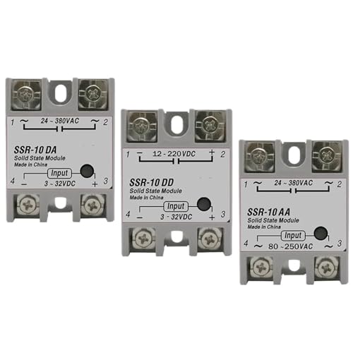 Relé de estado sólido SSR-60A AA de 24-380V AC para control de potencia industrial monofásica