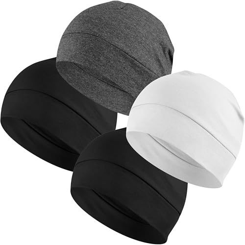 Resistenza: i berretti con teschio sono multifunzionali, utilizzati come berretto morbido o berretto da corsa. Confezione da 2, puoi condividere i cappelli con la famiglia e gli amici o indossare un cappello mentre gli altri vengono lavati. Mantiene il colore e la forma dopo numerosi lavaggi