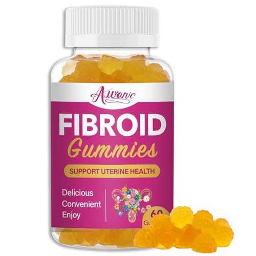 Auranic Natural Fibroid Gummies to Get Pregnant Fast for Women, Fertility Gummy Hormone Balance & Conception Support, Shrink Ovarian Cysts and Womb Detox Uterus Cleanse Candy, PCOS Vitamins Minerals