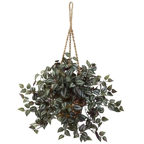 Nearly Natural Wandering Jew Hanging Basket