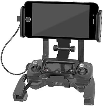 Tineer Remote Control Extended Front Holder Bracket for DJI Mavic 2 Pro Zoom/Mavic Mini/Mavic Air/Spark Drone, Support 4.6-11Inches Front Holder for Smartphone Tablet Mount Clip