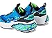 Skechers Kids Boys Mega-Craft 4K Sneaker, Blue/Lime, 1 Little Kid