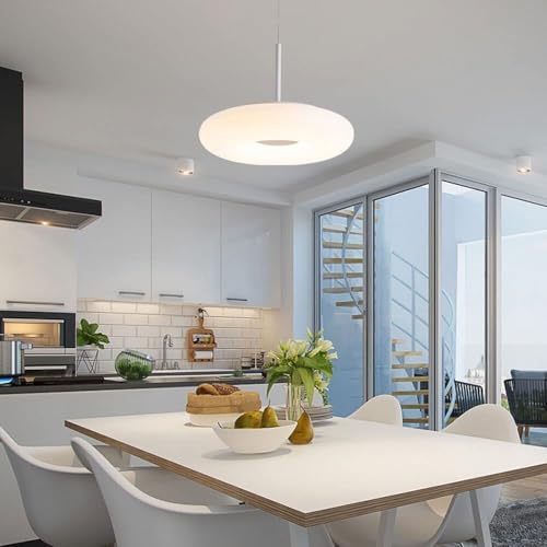 Plafonnier LED blanc moderne tricolore | Solution d'éclairage design pour salon loft
