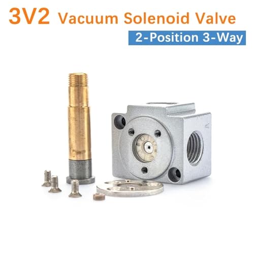 Válvula solenoide de vacío 3V2-06-NC de 12V, componente de inversión para presión negativa 5