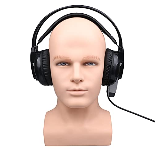 MEAHUS Male Foam Mannequin Head for Wigs Hats Headphones Masks Display by MEAHUS - Image 4