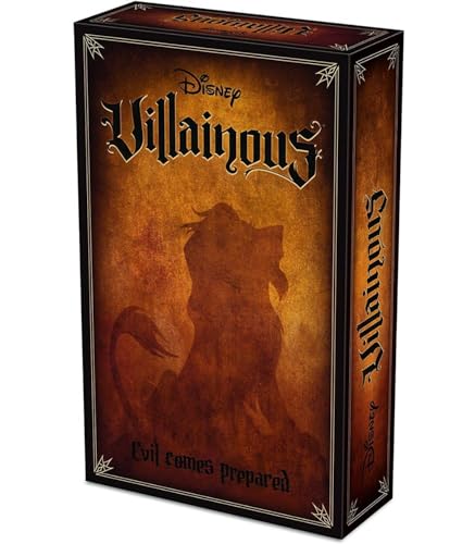 Ravensburger - Disney Villainous Evil Comes Prepared, Versión en Español, Juego de Light Strategy y Familiar, 2-3 Jugadores, Edad Recomendada 10+ - Dimensiones caja 17 x 27 x 7 cm