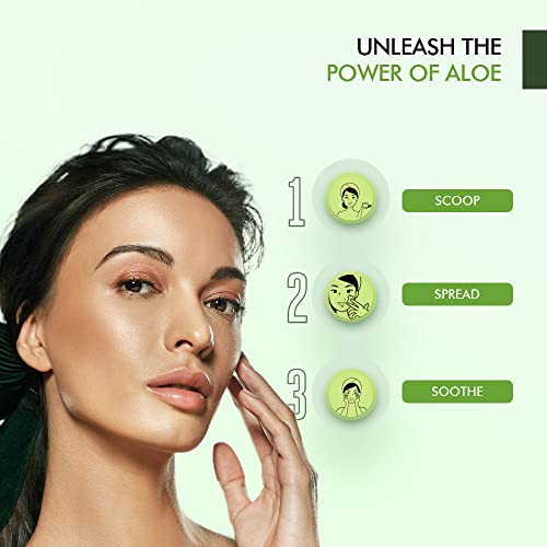 LAKMÉ 9 To 5 Naturale Aloe Aqua Hydrating Face Gel 50 G, With 100% Natural Aloe Vera, Lightweight Cooling Moisturizer - Moisturizes & Brightens Skin - Image 4