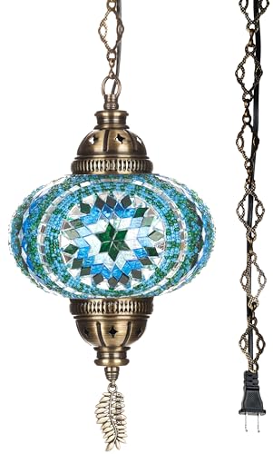 DEMMEX Lámpara de techo colgante de mosaico