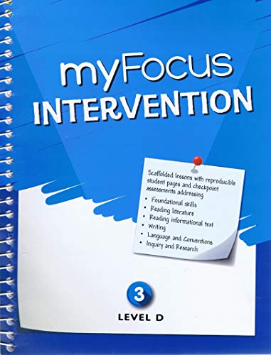 myFocus Intervention Teacher's Guide Level D 032899393X Book Cover