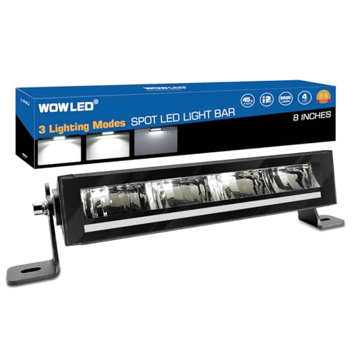 Barras de luz LED de 12 V para acampada nocturna y organización de campers