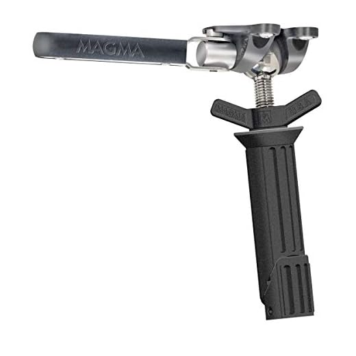 MAGMA Products, T10-375 Pow'rGrip/LeveLock All-Angle Adjustable Rod Holder Mount, Multi, One Size