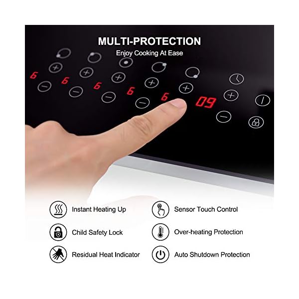 Electric Cooktop, thermomate 30 Inch Builtin Radiant Electric Stove