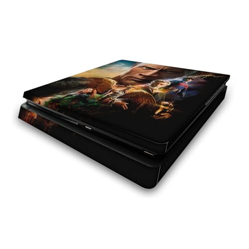 Sticker PS4 Slim Black Adam affiche art graphique Head Case Designs